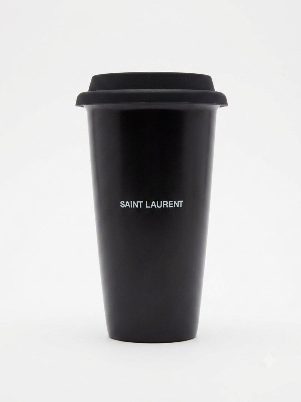 Saint Laurent Black Matte Logo Cup